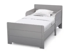 Delta Children MySize Toddler Bed -Delta Children BB81480GN 026 toddler bed grey left scaled