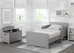 Delta Children MySize Toddler Bed -Delta Children BB81480GN TB83460GN 026 toddler bed grey room scaled