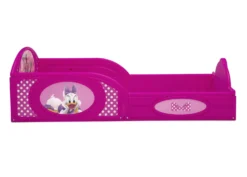 Delta Children Minnie Mouse Plastic Sleep And Play Toddler Bed -Delta Children BB81490MN minnie plastic bed right side hi res scaled