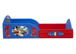 Delta Children Mickey Mouse Plastic Sleep And Play Toddler Bed -Delta Children BB81491MM mickey plastic bed right side hi res scaled