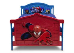 Delta Children Spider-Man Plastic 3D Twin Bed -Delta Children BB86658SM spiderman twin bed details 01 hi res b4993a33 18b8 439d b644 f6f733cb8911 scaled