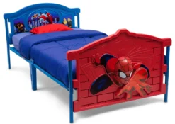 Delta Children Spider-Man Plastic 3D Twin Bed -Delta Children BB86658SM spiderman twin bed right no rails 6c5349df d33e 49af a458 dfb5e8301247 scaled