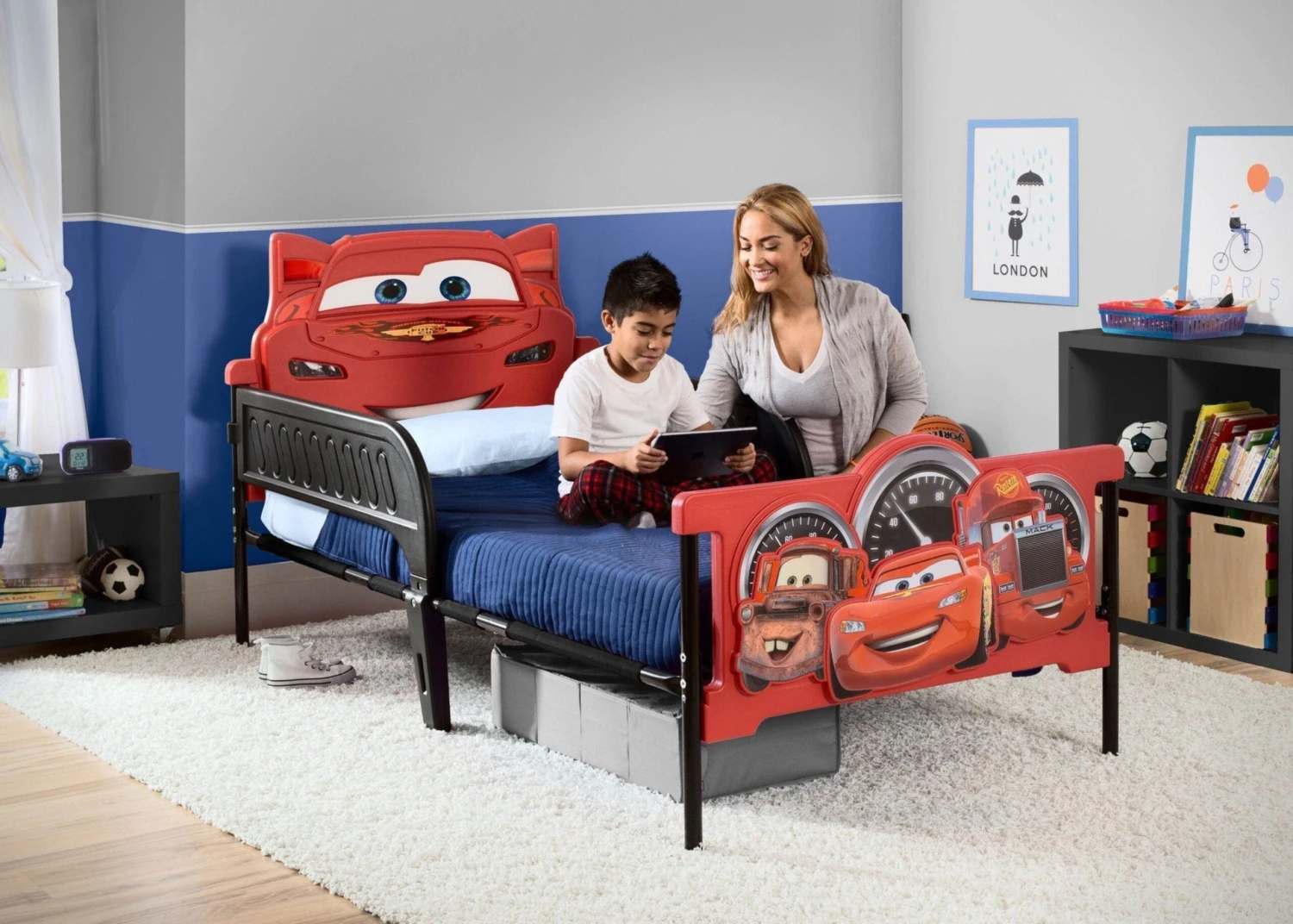 Delta Children Cars Plastic 3D Twin Bed 2 Delta Children Cars Plastic 3D Twin Bed - Image 2