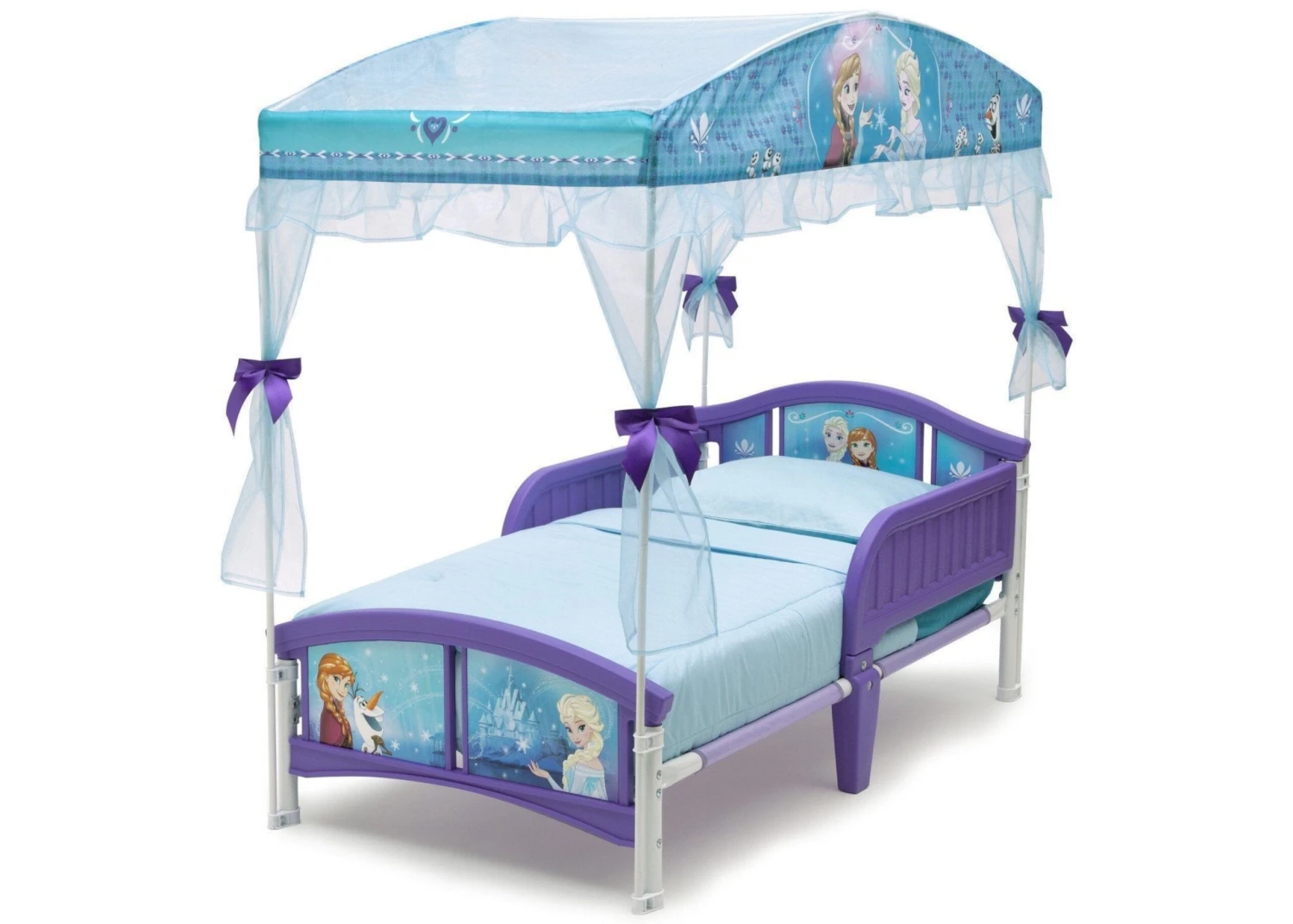 Delta Children Frozen Toddler Canopy Bed 4 Delta Children Frozen Toddler Canopy Bed - Image 4