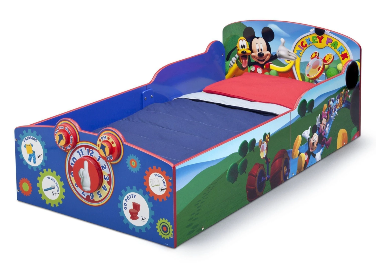 Delta Children Mickey Mouse Interactive Wood Toddler Bed 5 Delta Children Mickey Mouse Interactive Wood Toddler Bed - Image 5