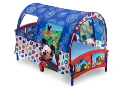 Delta Children Mickey Mouse Toddler Tent Bed -Delta Children BB86950MM mickey tent bed right 4ca66533 0cfd 48c2 936c 0253e036124d