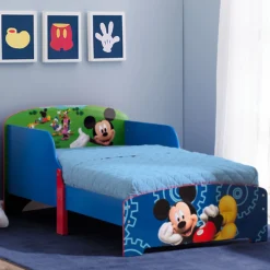 Delta Children Mickey Mouse Wood Toddler Bed -Delta Children BB86985MM crop square