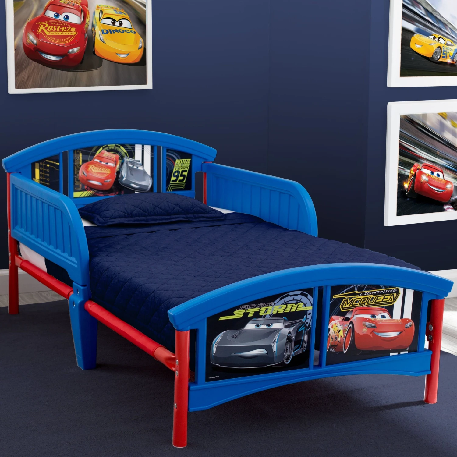 Delta Children Cars Plastic Toddler Bed 1 Delta Children Cars Plastic Toddler Bed