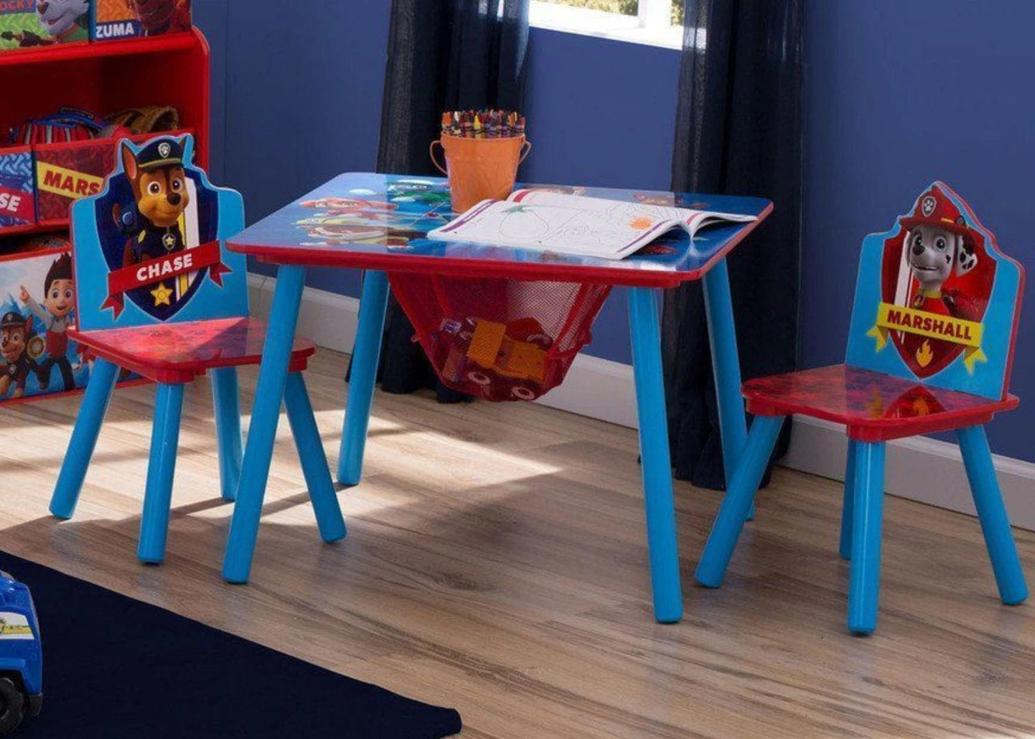 Delta Children PAW Patrol Table & Chair Set With Storage 1 Delta Children PAW Patrol Table & Chair Set With Storage
