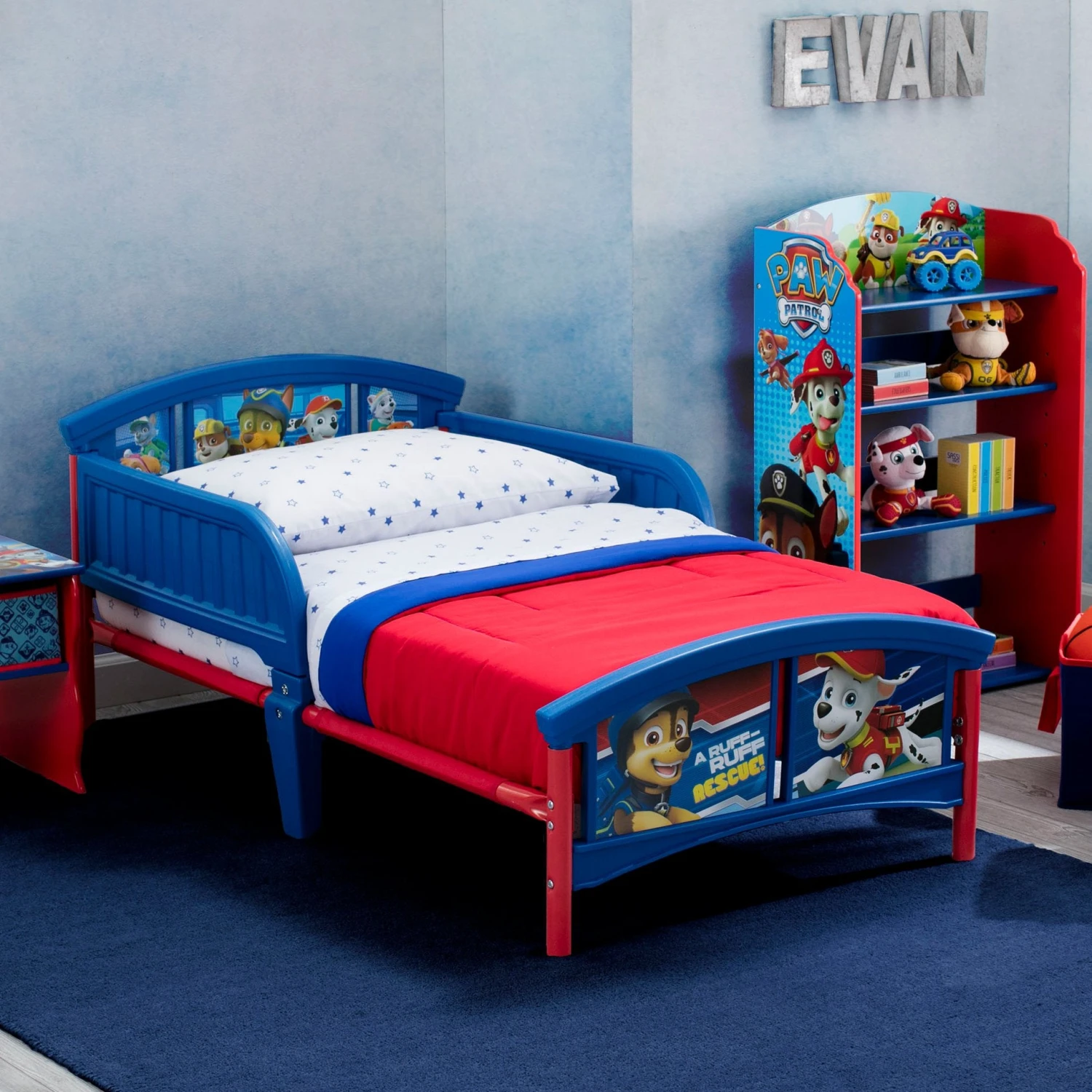 Delta Children PAW Patrol Plastic Toddler Bed 6 Delta Children PAW Patrol Plastic Toddler Bed - Image 6