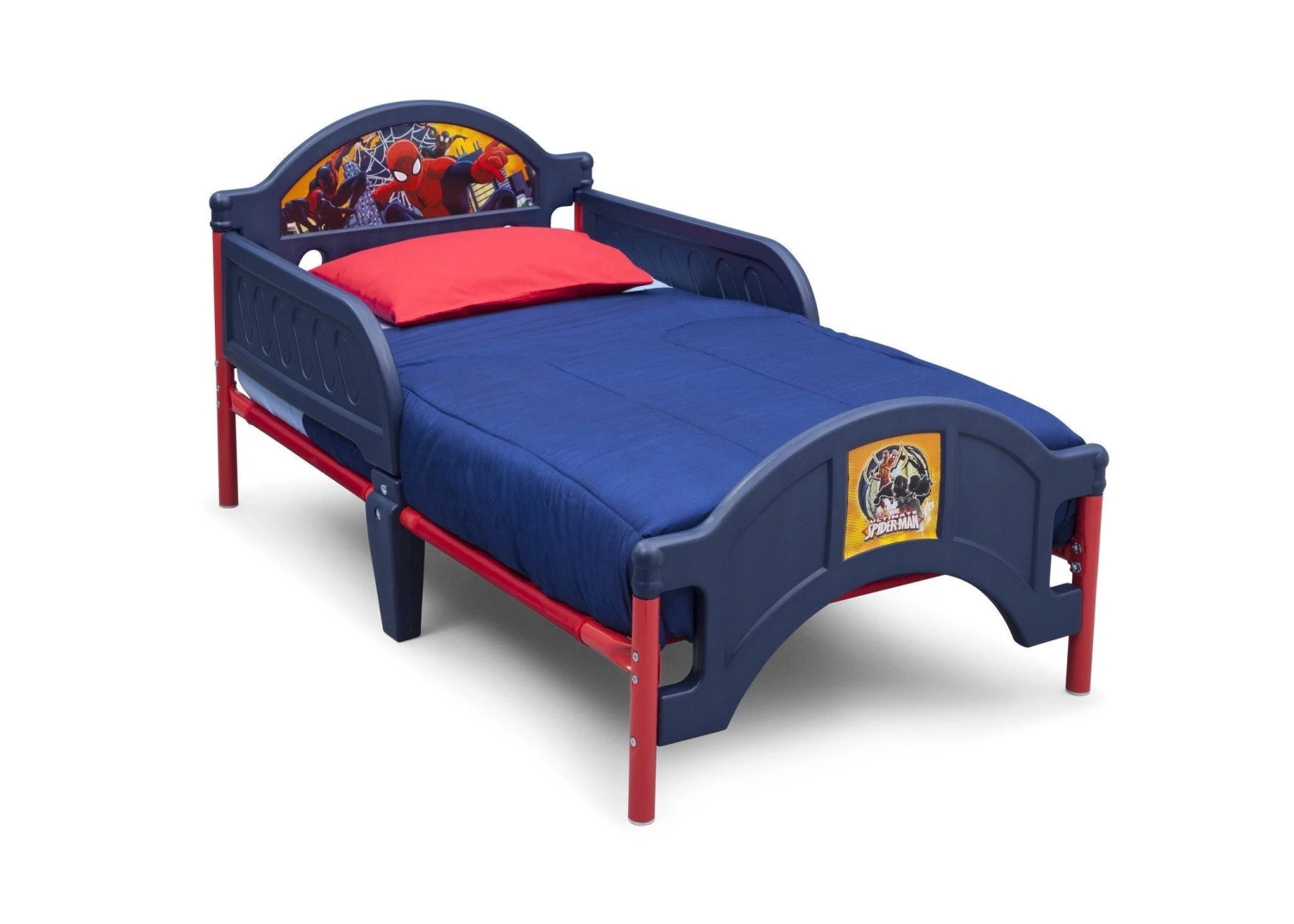 Delta Children Spider-Man Plastic Toddler Bed 3 Delta Children Spider-Man Plastic Toddler Bed - Image 3
