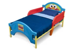 Delta Children Sesame Street Plastic Toddler Bed -Delta Children BB87115SS sesame elmo toddler bed left hi res 6e1b6841 aae6 4f6e a97d 460fbbf7147f
