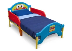 Delta Children Sesame Street Plastic Toddler Bed -Delta Children BB87115SS sesame elmo toddler bed right hi res 5e50d723 9baf 41ba a582 766dc4062241