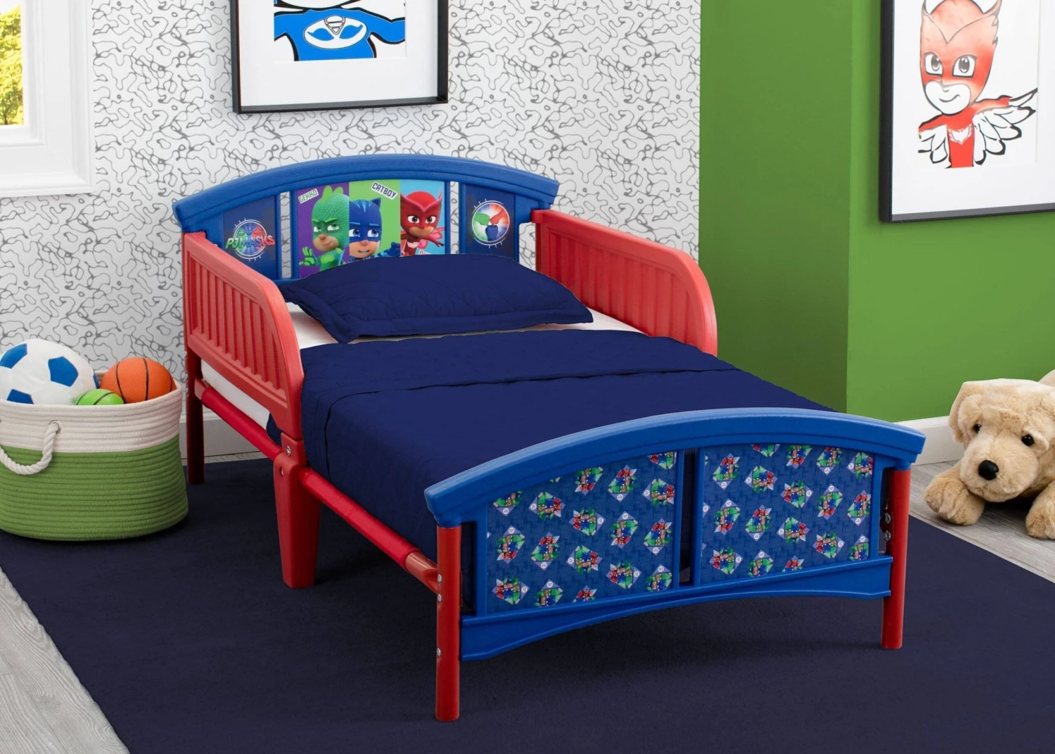 Delta Children PJ Masks Plastic Toddler Bed 1 Delta Children PJ Masks Plastic Toddler Bed