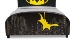 Delta Children Batman Upholstered Twin Bed -Delta Children BB87151BT batman upholstered twin bed footboard hi res scaled