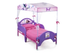 Delta Children Minnie Mouse Toddler Canopy Bed -Delta Children BB87165MN minnie canopy bed right hi res 469096d9 f9e3 4363 a7ce e9342715f418
