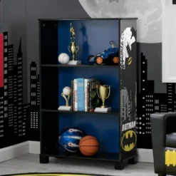 Delta Children Batman Deluxe 3-Shelf Bookcase 9 Delta Children Batman Deluxe 3-Shelf Bookcase -Delta Children FL86731BT Batman bookcase hangtag hi res 52f7f92e aa67 4628 9afa 8b594546e648