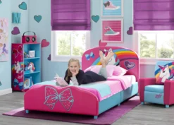 Delta Children JoJo Siwa Upholstered Twin Bed 11 Delta Children JoJo Siwa Upholstered Twin Bed -Delta Children FL86759JS jojo siwa room 55ed3e05 f6ce 4111 a197 c717d20c58ca scaled
