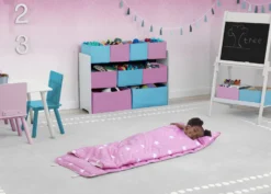 Delta Children Nap Mat With Included Pillow And Blanket For Toddlers And Kids -Delta Children G062404 3004 napmat blushingstars lifestyle 01 scaled