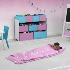 Delta Children Nap Mat With Included Pillow And Blanket For Toddlers And Kids -Delta Children G062404 3004 napmat blushingstars lifestyle 101 scaled