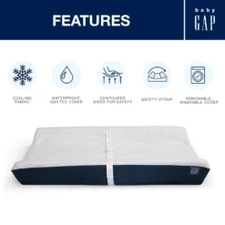 BabyGap Contoured Changing Pad With Cooling Cover -Delta Children H57965 4500 89