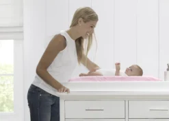 Perfect Sleeper Contoured Changing Pad With Plush Cover -Delta Children IMG 92642930 111920 scaled