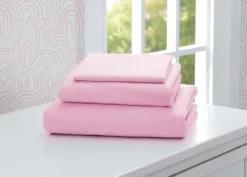 Delta Children 3-Piece Twin Sheet Set -Delta Children N053800 654 twinsheets pink lifestyle 01 scaled