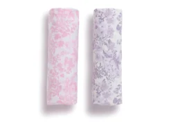 Delta Children Pastel Floral Fitted Crib Sheets - 2 Pack -Delta Children SA2038 3032 cribsheets pastelfloral silo 13