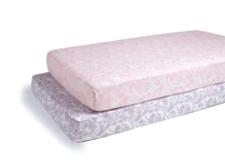 Delta Children Pastel Floral Fitted Crib Sheets - 2 Pack -Delta Children SA2038 3032 cribsheets pastelfloral silo 15