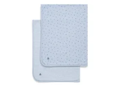 BabyGap Reversible 100% Organic Cotton Blankets - 2 Pack -Delta Children SA8002GP 2242 blanket blue melange silo 16 scaled