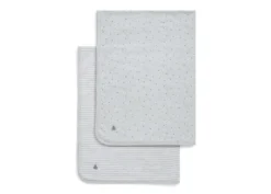 BabyGap Reversible 100% Organic Cotton Blankets - 2 Pack -Delta Children SA8002GP 2408 blanket gray melange silo 16 scaled