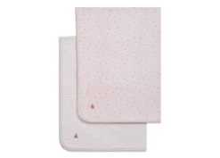 BabyGap Reversible 100% Organic Cotton Blankets - 2 Pack -Delta Children SA8002GP 3029 blanket pink melange silo 16 scaled