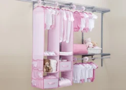 Delta Children 24 Piece Nursery Storage Set 20 Delta Children 24 Piece Nursery Storage Set -Delta Children SS2056 689 24 piece nursery storage set barely pink side hi res 599fdd61 6ee2 4b87 b722 4261f9619c82