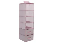 Delta Children 6 Shelf Storage With 2 Drawers -Delta Children SS2060 693 Delta Children 6 Shelf Hanging Storage Unit with 2 Drawers Silo View grande 90478a21 5831 4e62 8a09 d305a89cda8f