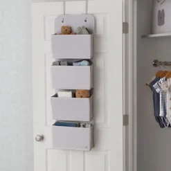 BabyGap 2-Pack Over The Door Storage Organizer With 4 Pockets 23 BabyGap 2-Pack Over The Door Storage Organizer With 4 Pockets -Delta Children SS8008GP 3411 over the door grey lifestyle 101 scaled