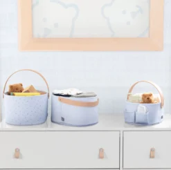 BabyGap 3-Pack Nested Fabric Storage Bins With Handles -Delta Children SS8478GP 3243 caddy blue lifestyle 01 scaled