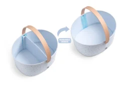 BabyGap 3-Pack Nested Fabric Storage Bins With Handles -Delta Children SS8478GP 3243callout blue 01