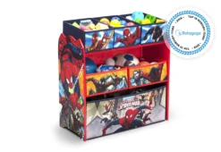 Delta Children Spider-Man Multi-Bin Toy Organizer -Delta Children TB83226SM 1163 Spider Man Multi Bin Toy Organizer nocolor silo 98 scaled