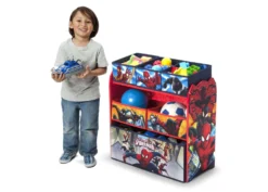 Delta Children Spider-Man Multi-Bin Toy Organizer -Delta Children TB83226SM spider man multibin model us walmart hi res 38840966 40df 4f62 bf1a a8046bb32d48