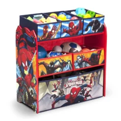 Delta Children Spider-Man Multi-Bin Toy Organizer -Delta Children TB83226SM spider man multibin us right 0740e750 bc2c 403d 97bc d8271314e6fd