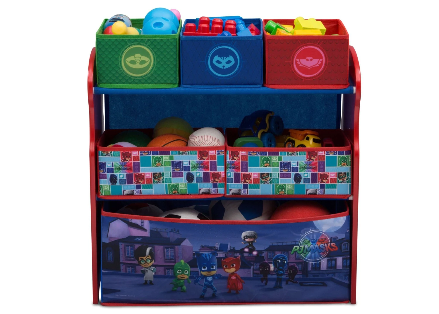 Delta Children PJ Masks Multi-Bin Toy Organizer 4 Delta Children PJ Masks Multi-Bin Toy Organizer - Image 4
