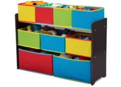 Delta Children Deluxe Multi-Bin Toy Organizer With Storage Bins 23 Delta Children Deluxe Multi-Bin Toy Organizer With Storage Bins -Delta Children TB83415GN primary brown generic xtra wide multibin left props hi res 3fc1eda4 098a 433b 8d80 048849477541 scaled