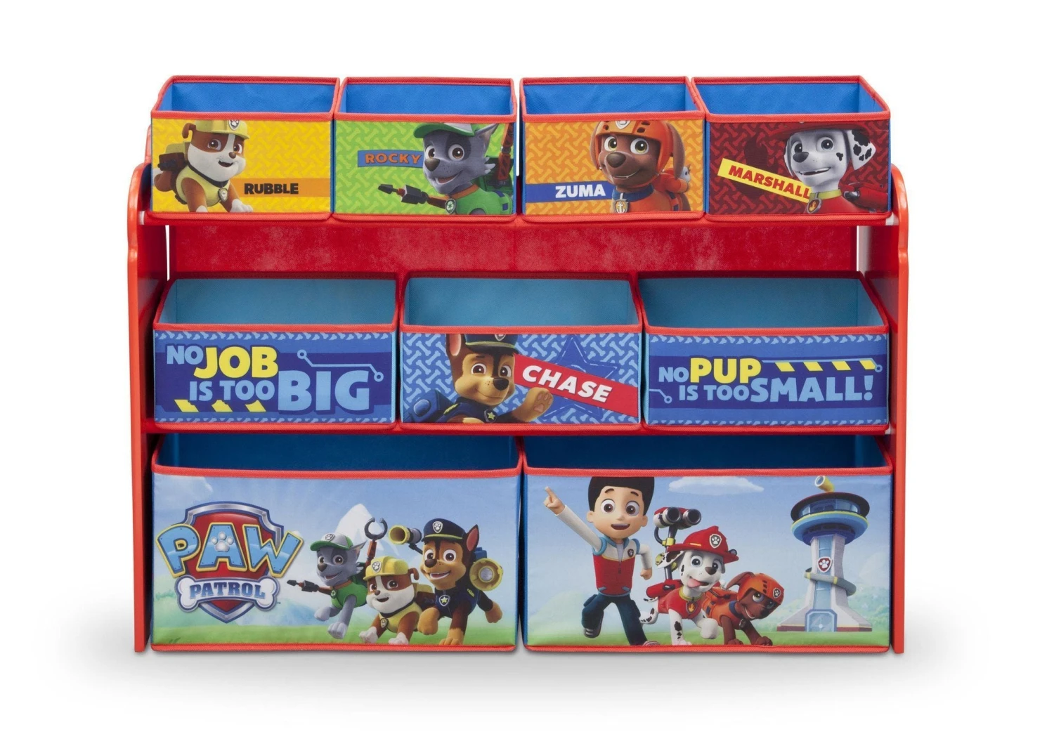 Delta Children PAW Patrol Deluxe Multi-Bin Toy Organizer 4 Delta Children PAW Patrol Deluxe Multi-Bin Toy Organizer - Image 4