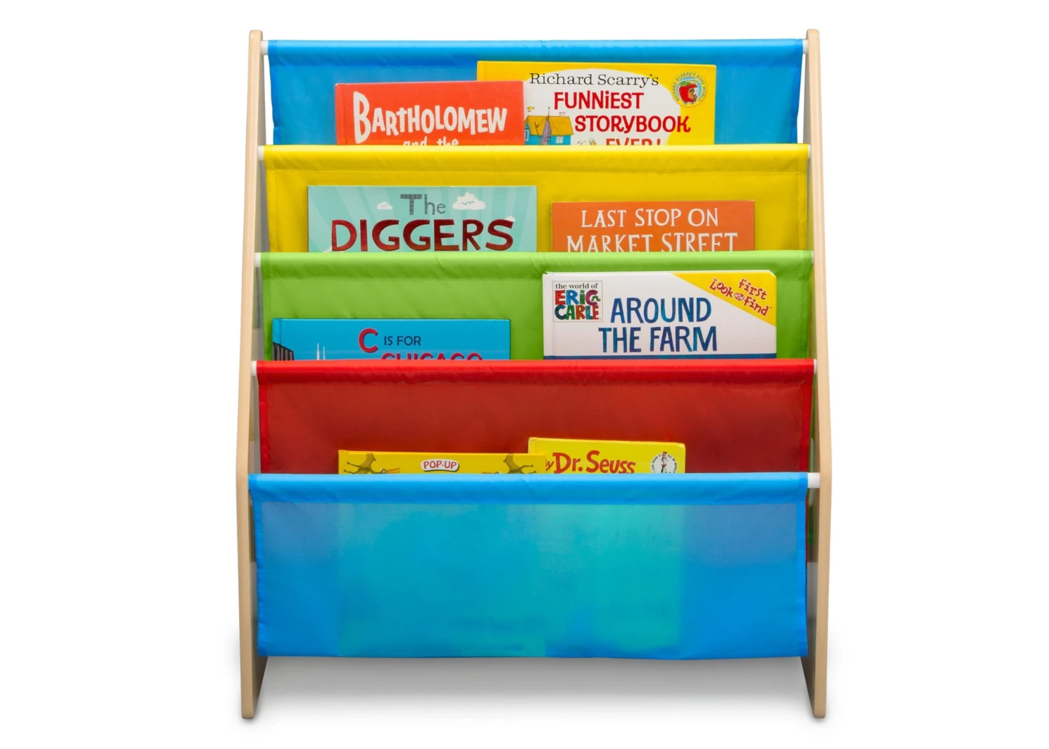Delta Children Sling Book Rack Bookshelf For Kids 12 Delta Children Sling Book Rack Bookshelf For Kids - Image 12