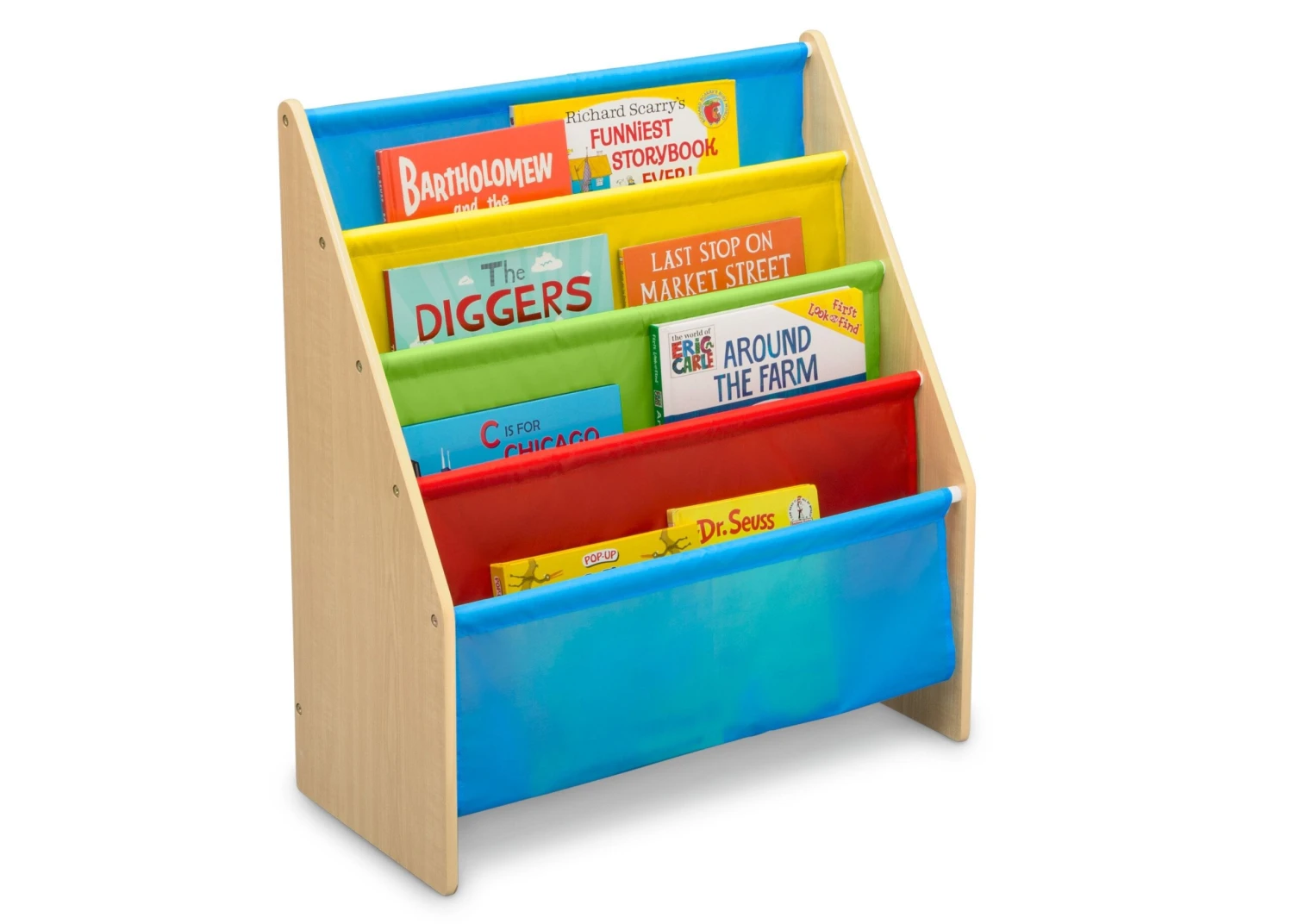 Delta Children Sling Book Rack Bookshelf For Kids 13 Delta Children Sling Book Rack Bookshelf For Kids - Image 13
