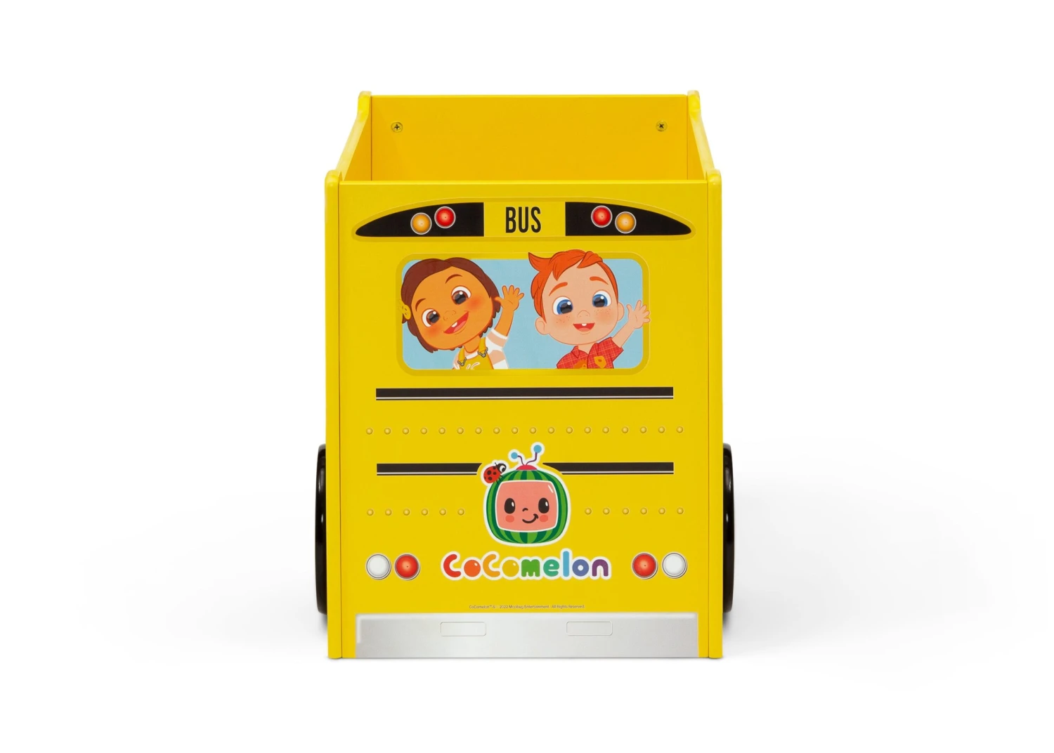Delta Children CoComelon School Bus Toy Box 5 Delta Children CoComelon School Bus Toy Box - Image 5