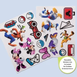 Delta Children Mickey Mouse 6 Bin Design And Store Toy Organizer -Delta Children TB84721MM mickey design and store organizer w stickers sticker sheets hi res scaled