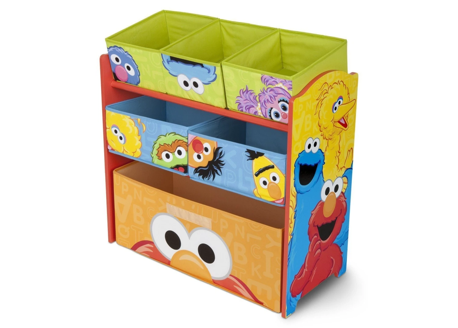 Delta Children Sesame Street Multi-Bin Toy Organizer 6 Delta Children Sesame Street Multi-Bin Toy Organizer - Image 6