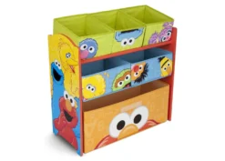 Delta Children Sesame Street Multi-Bin Toy Organizer 11 Delta Children Sesame Street Multi-Bin Toy Organizer -Delta Children TB84735SS sesame multibin organizer right hi res 5570a502 5f08 45df a005 681aa3ebd619