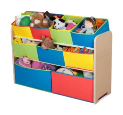 Delta Children Deluxe Multi-Bin Toy Organizer With Storage Bins 38 Delta Children Deluxe Multi-Bin Toy Organizer With Storage Bins -Delta Children TB84752GN 9 bin toy organizer props